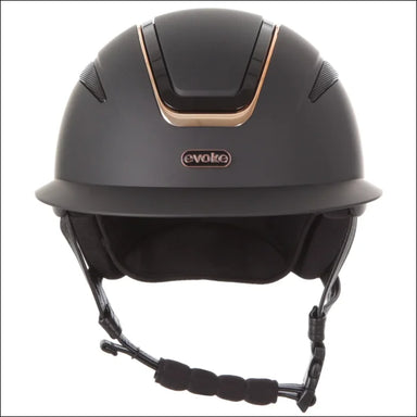 Evoke Callisto Wide Peak Black/Rose Gold - s-53-55-cm