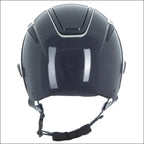 Evoke Callisto Wide Peak Riding Helmet - Navy