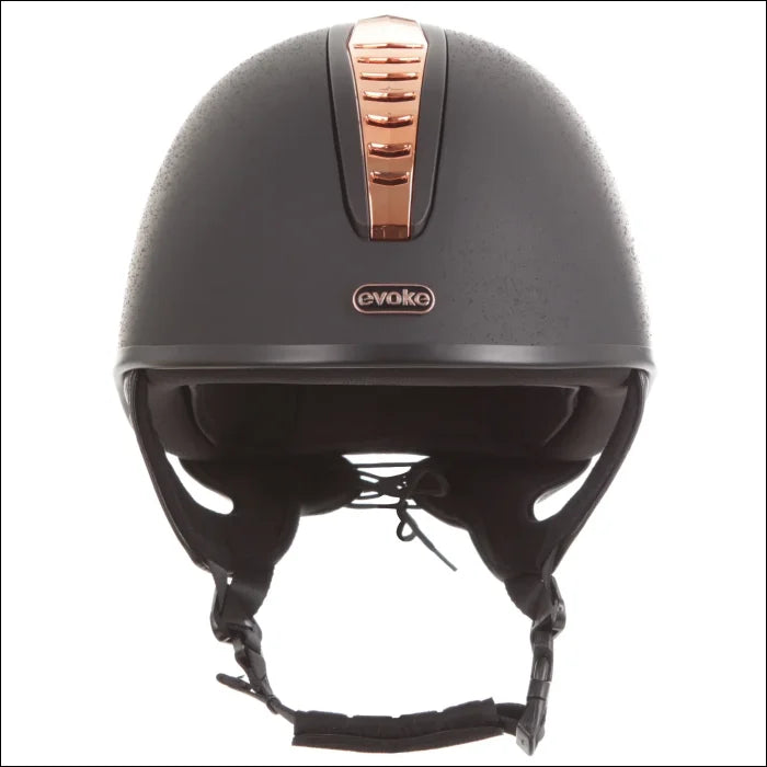 Evoke Orion Jockey Skull Black/Rose Gold/Black