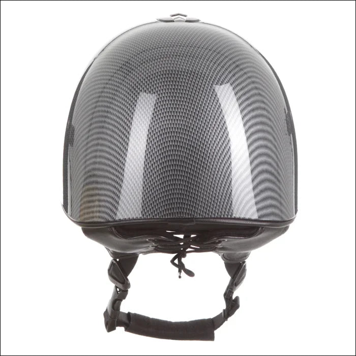 Evoke Orion Jockey Skull High Shine Carbon/Gunmetal/Black