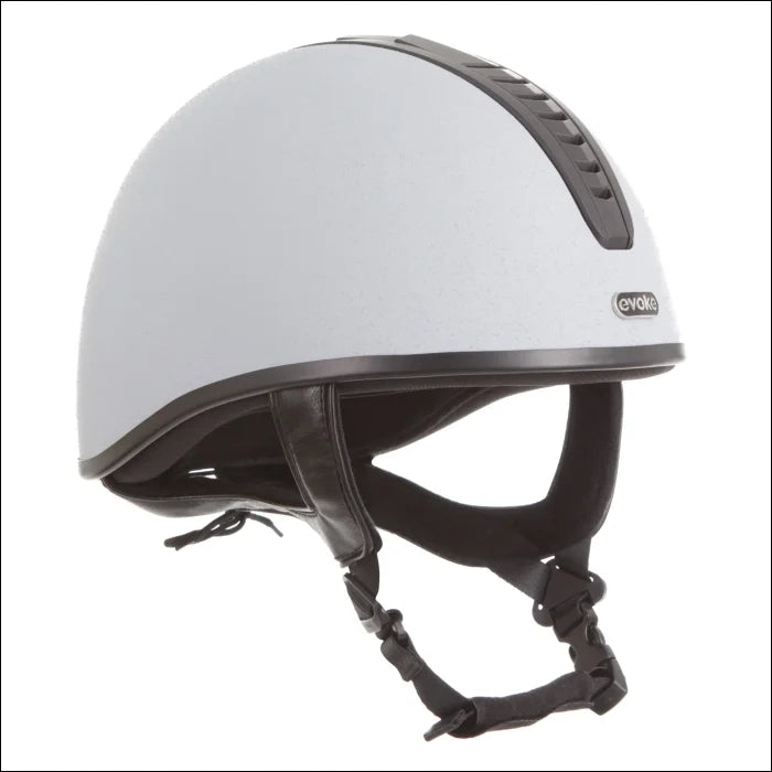 Evoke Orion Jockey Skull Silver/Black/Black