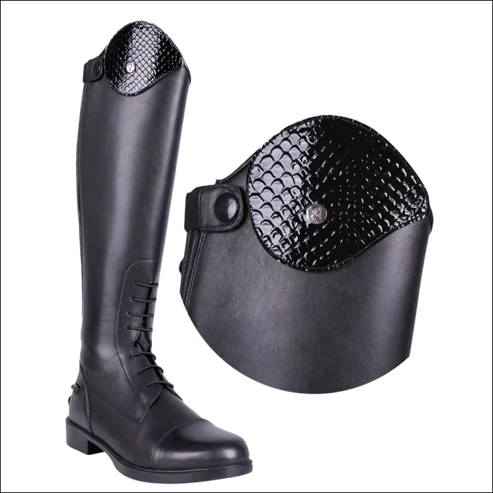 Exchangeable Top Romy Croco Black