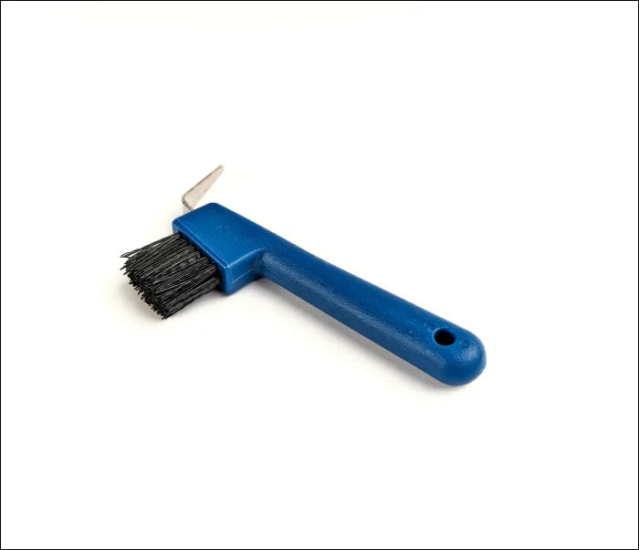 EZI-GROOM Hoof Pick with Brush - Blue