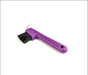 EZI-GROOM Hoof Pick with Brush - Purple