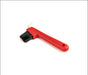 EZI-GROOM Hoof Pick with Brush - Red