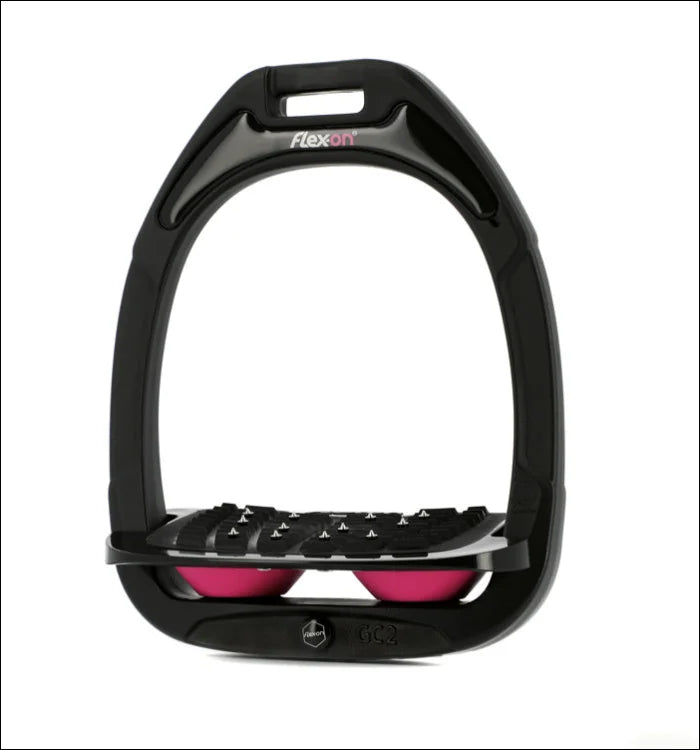 Flex-On Green Composite Stirrups - Dark Gray/Gray/Pink