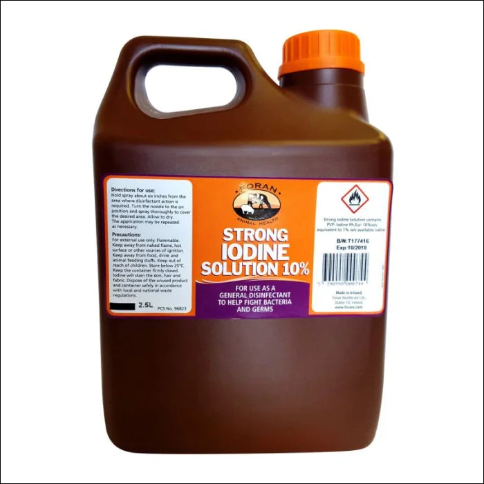 Forans Iodine Solution 10% - 2.5lt