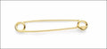 Gold Plated Stock Pin - Ladies / Yellow