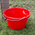 Gorilla Plastic Shallow Bucket - 10L - Red