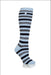 Grafton Stripe Heat Holders Long Sky Blue Socks