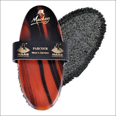 HAAS Parcour Brush - Bay/Black Horse - Black