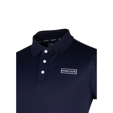 Harcour Quitoh Mens Technical Polo Shirt - Navy
