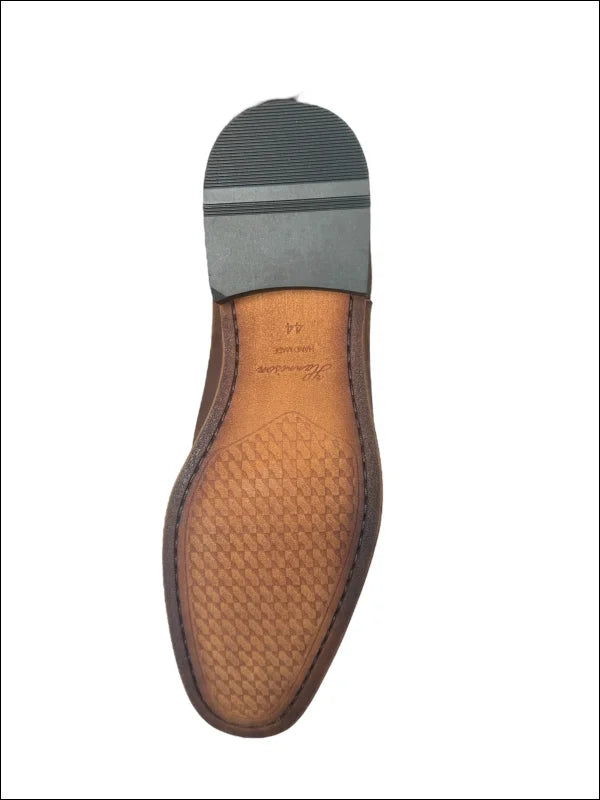 Harrison Leather Chelsea Boot (H3-311) Brown Nubuck