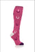 Hawick Horseshoe Heat Holders Long Pink Socks