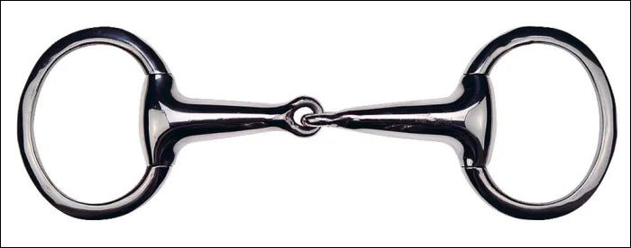Hollow Mouth Eggbutt Snaffle Bit