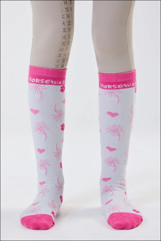 Horseware Kids Socks Pink 9/10yrs