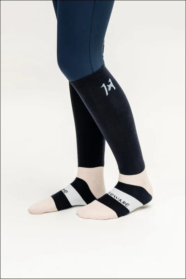 Horseware Newmarket Athletix Socks - Navy / 31/36