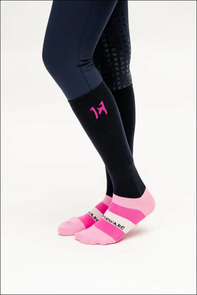 Horseware Newmarket Athletix Socks - Pink / 31/36