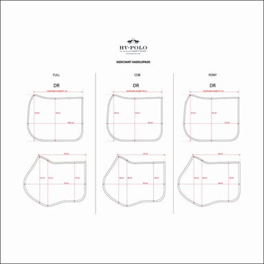 HV Polo Peggy GP Saddlepad - Black Full