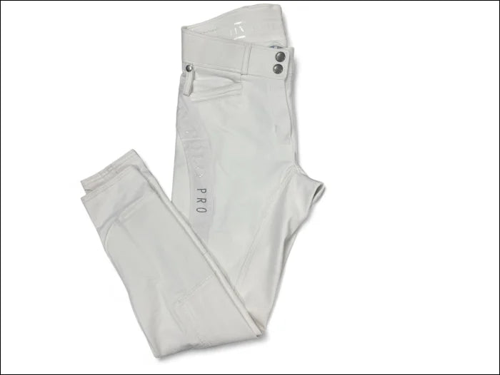 HV Polo Odeon Full Grip Riding Breeches White