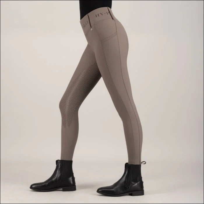 HV Polo Womens Favourite Full Grip Riding Tights - Cloud