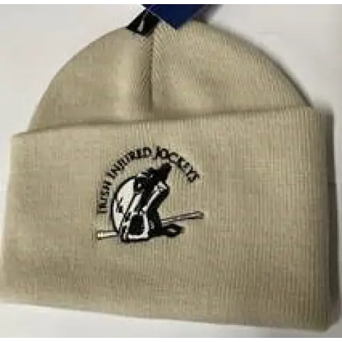 IJF Beanie Hat & Logo - Almond