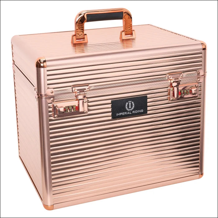 Imperial Riding Grooming Box IRHShiny Classic Rosegold