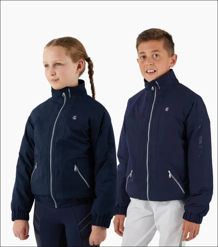 Kids Pro Rider Unisex Waterproof Jacket - 13\14yrs / Navy