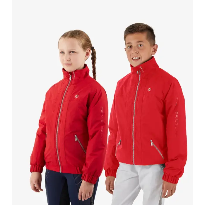 Kids Pro Rider Unisex Waterproof Jacket - 5\6yrs / Red