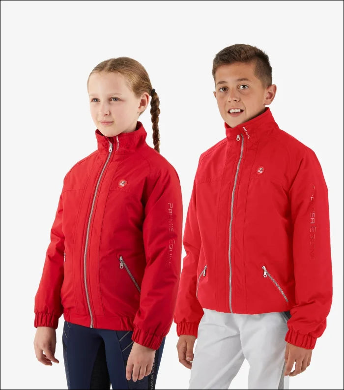 Kids Pro Rider Unisex Waterproof Jacket - 5\6yrs / Red