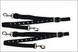 Kincade Leather/Elastic Side Reins - Black