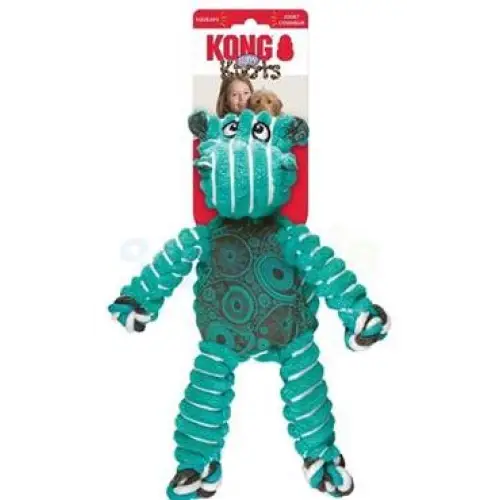 Kong Floppy Knots Dog Toy - Hippo