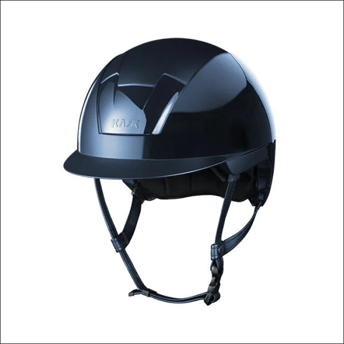 Kooki Navy Shine Riding Helmet