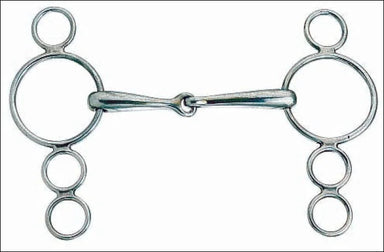 Korsteel 3 Ring Gag Bit - 4.5