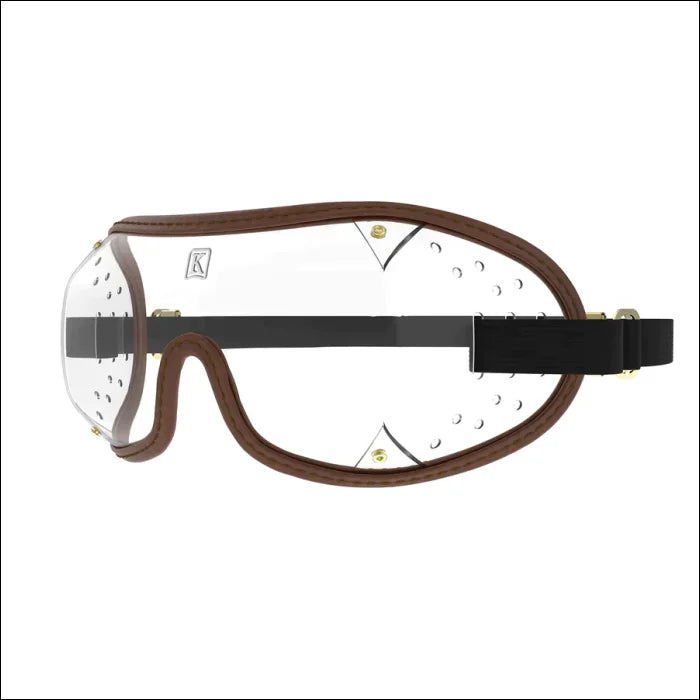 Kroops Racing Goggles - Clear/Brown