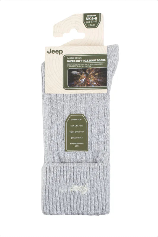 Ladies Jeep Socks 2 pack