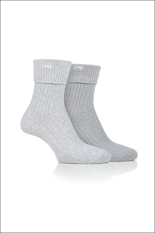 Ladies Jeep Socks 2 pack - Slate