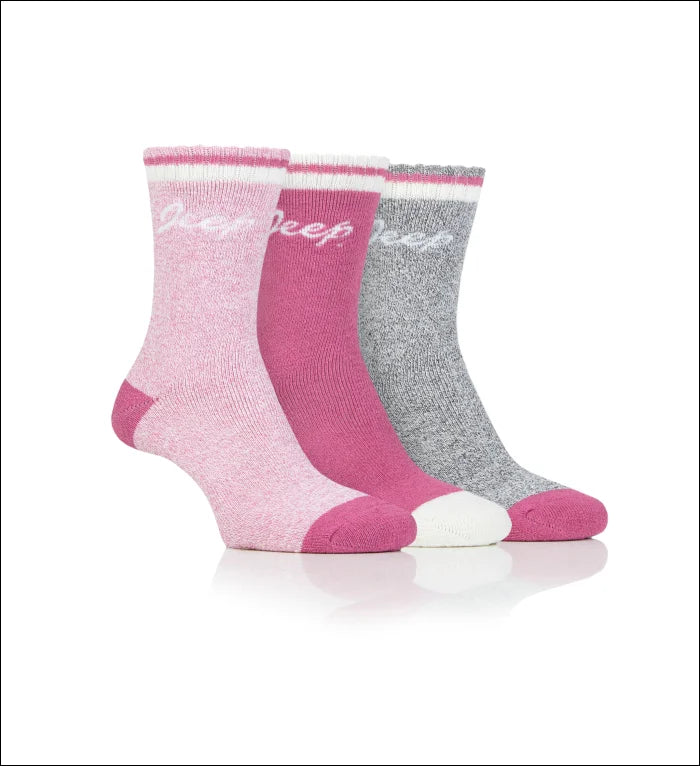 Ladies Jeep Socks 3 pack