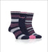 Ladies Jeep Socks - 3 pack - Navy