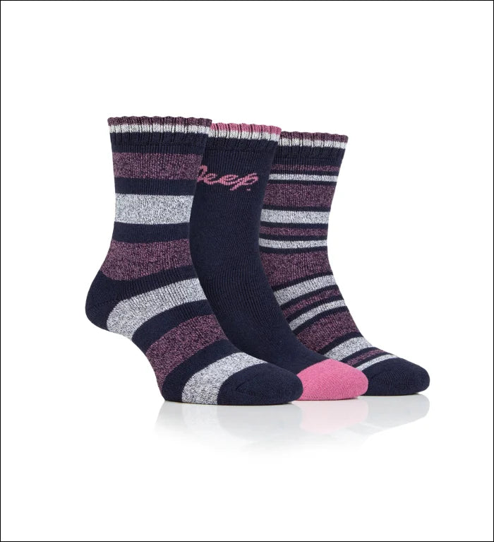 Ladies Jeep Socks - 3 pack - Navy