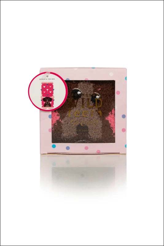 Ladies Spotted Gift Box Socks