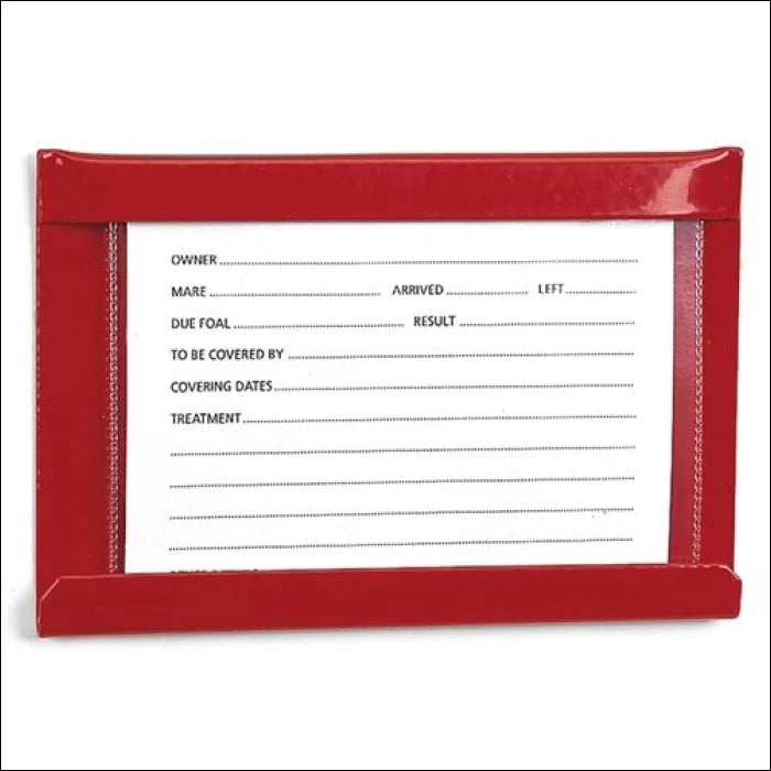 Large Stud Card Holder - Red