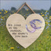 Lives At The Stables Small Heart Plaque