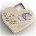 Lives At The Stables Small Heart Plaque