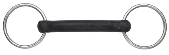 Loose Ring Mullen Hard Rubber Bit