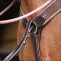 Lusso Three Point Elastic Breastplate - Brown / Pony