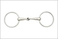 Mackey Large Ring Thick Race Snaffle Bit