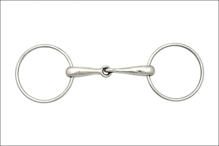 Mackey Large Ring Thick Race Snaffle Bit