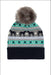 Malmo Adults Fairisle Pom Hat - Grey