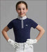 Maria Girls Diamanté Show Shirt - 5-6yrs / Navy